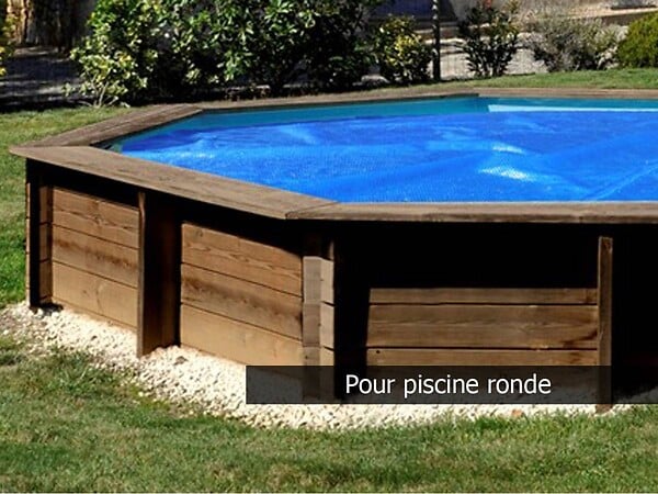 GRE - Bâche à bulles pour piscine bois ronde Lili 2 Ø 2,80 m - Gré - large
