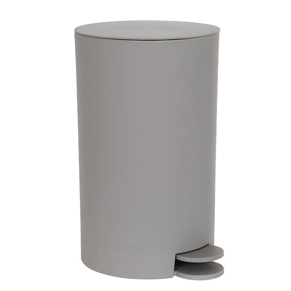 MSV Poubelle à Bascule PP & Bambou OSLO 5L Blanc | Bricomarché