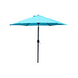 CONCEPT USINE - COME - Parasol droit rond 2,5 x 2,5 m bleu turquoise - vignette