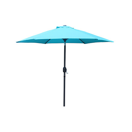 CONCEPT USINE COME - Parasol droit rond 2,5 x 2,5 m bleu turquoise
