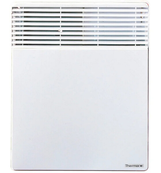 HOMCOM Radiateur électrique avec thermostat et timer - chauffage panneau  rayonnant 1830-2180 W - panneau LED tactile - acier plastique noir blanc