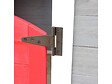 HABITAT ET JARDIN - Maisonnette "Dora" - 170.5 x 138 x 132 cm - Gris/Rouge - vignette