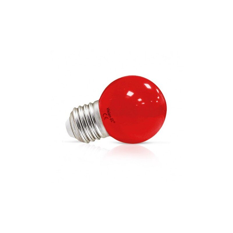 VISION EL - Ampoule LED E27 - 1W - Rouge - large