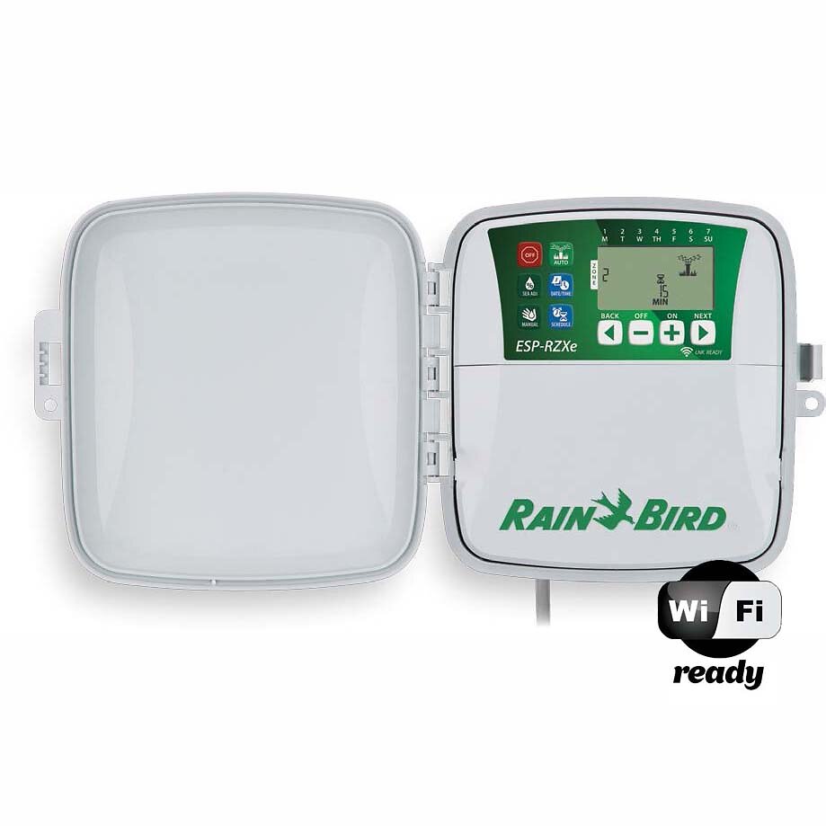 RAIN BIRD - programmateur 4 stations compatible wifi, montage extérieur - rzxe4 - large