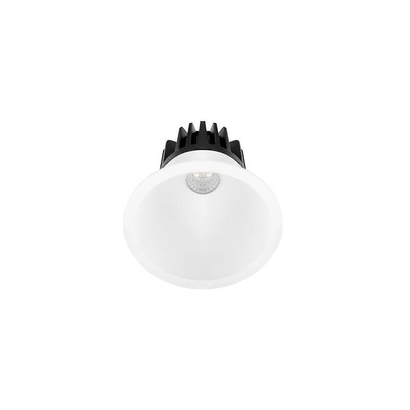 spot led  swing rd - fixe - 8w -  670lm - rond - blanc - dimmable