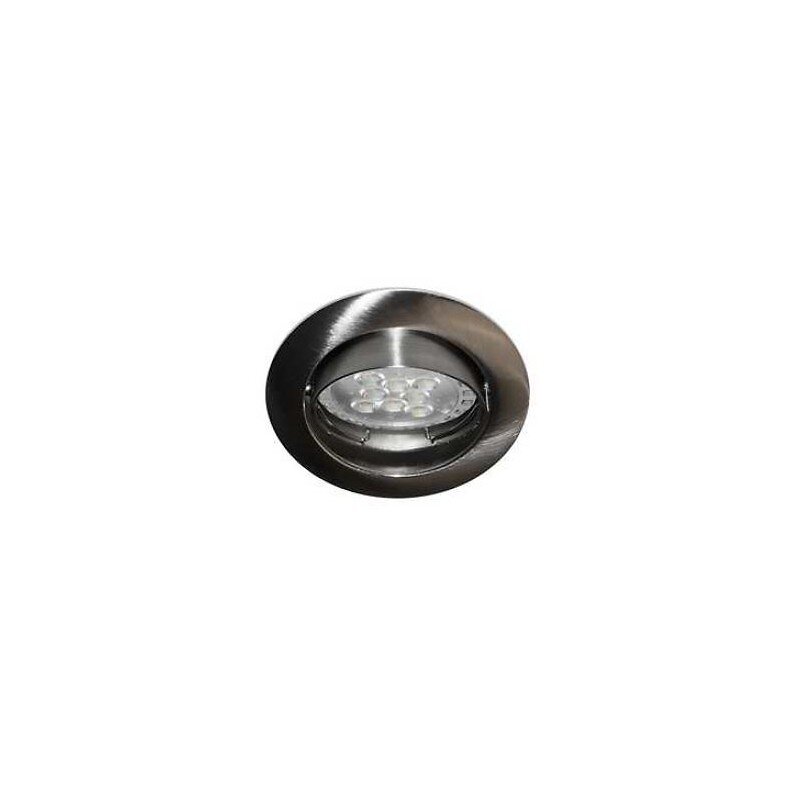 spot led ksa1012 rx - gu10 - orientable  - 50w - nickel satiné - sans ampoule