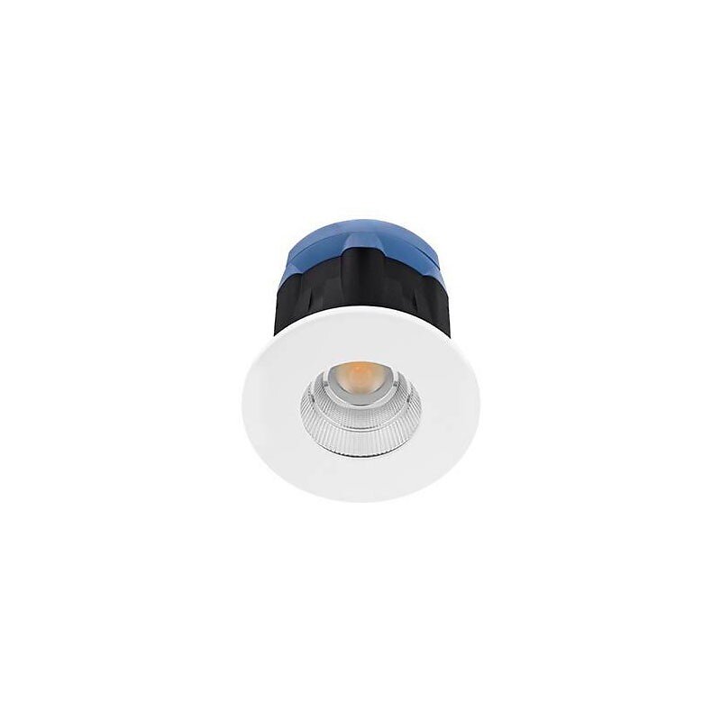 spot encastré indigo downlight - 5w - ø82 - blanc - avec ampoule