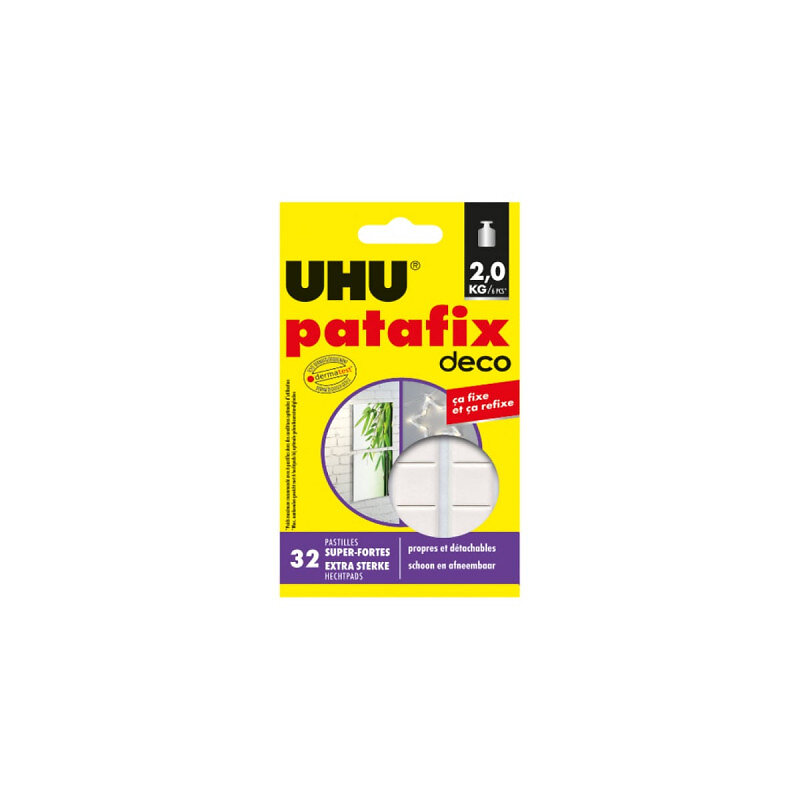 UHU - Patafix UHU spéciale Déco - 32 pastilles - 38150 - large