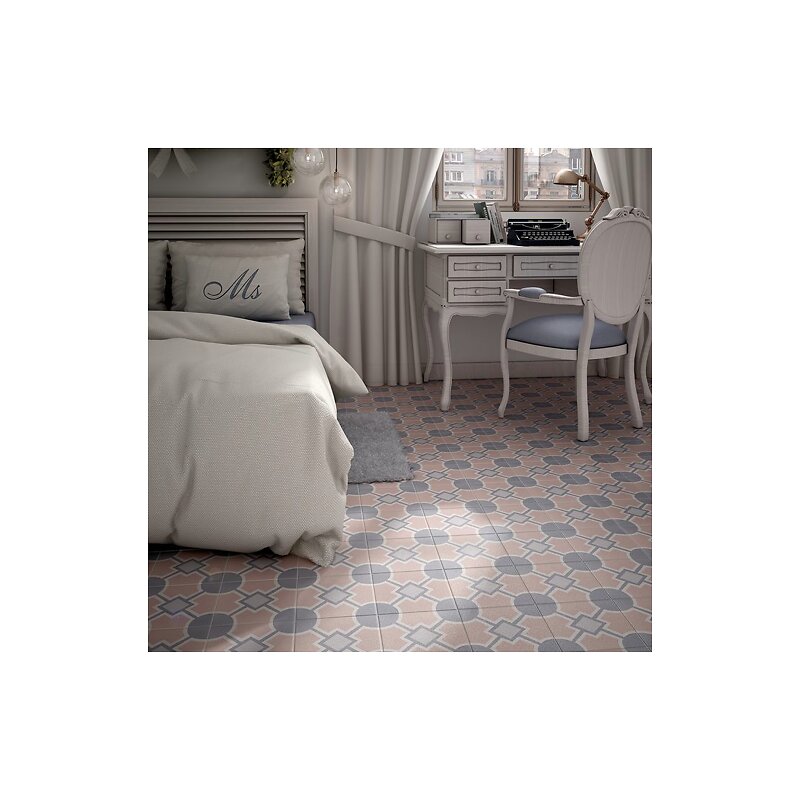 EIFFEL ART CONSTRUCTION - Caprice Deco - Solstice Pastel - Carrelage 20x20 Cm Aspect Carreaux De Ciment Pastel - large