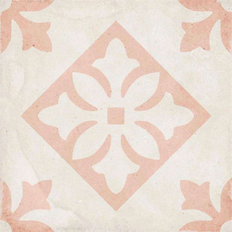 EIFFEL ART CONSTRUCTION - Art Nouveau - Padua Pink - Carrelage 20x20 Cm Aspect Carreaux De Ciment Vieilli Rose - large
