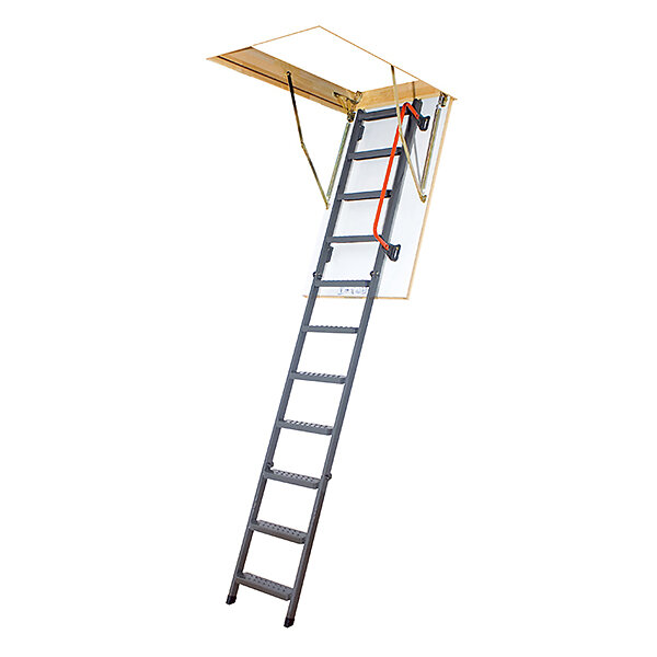 Matisere - Escalier escamotable métallique - Ouverture du plafond de 70 x 140cm - LMK70140-3 - large