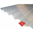 McCover - Plaque de polycarbonate ondulé alvéolaire (177/51 mm) Clair, 3.05cm, l : - 92cm, E : 6 mm - vignette