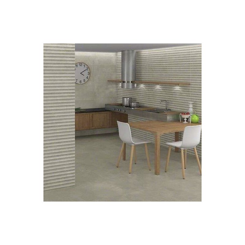 EIFFEL ART CONSTRUCTION - Rift Cemento Carrelage Aspect Beton Gris 60x60 Cm - large