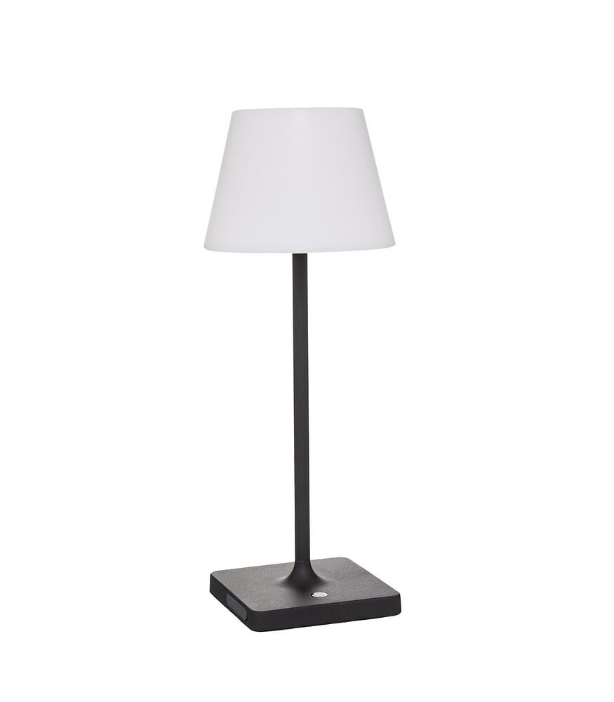 Lampe de table sans fil LED BEVERLY WHITE Blanc Plastique H34CM - Brico  Privé