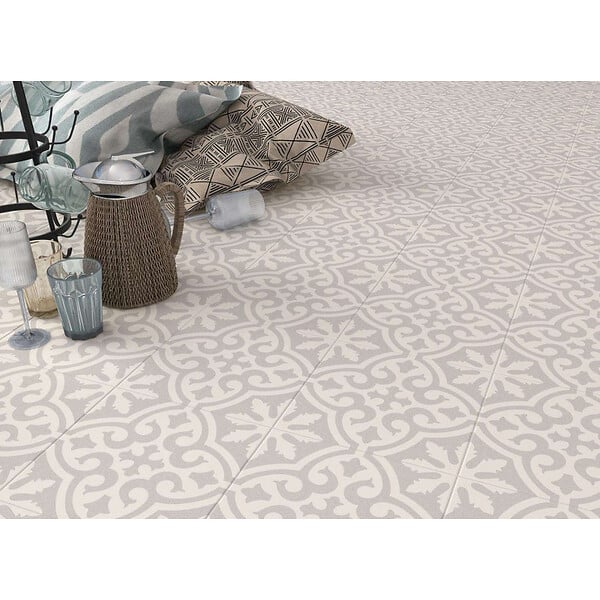 EIFFEL ART CONSTRUCTION - Carrelage sol / mur effet ciment 20x20 cm   SVENSKA JUVEL - large