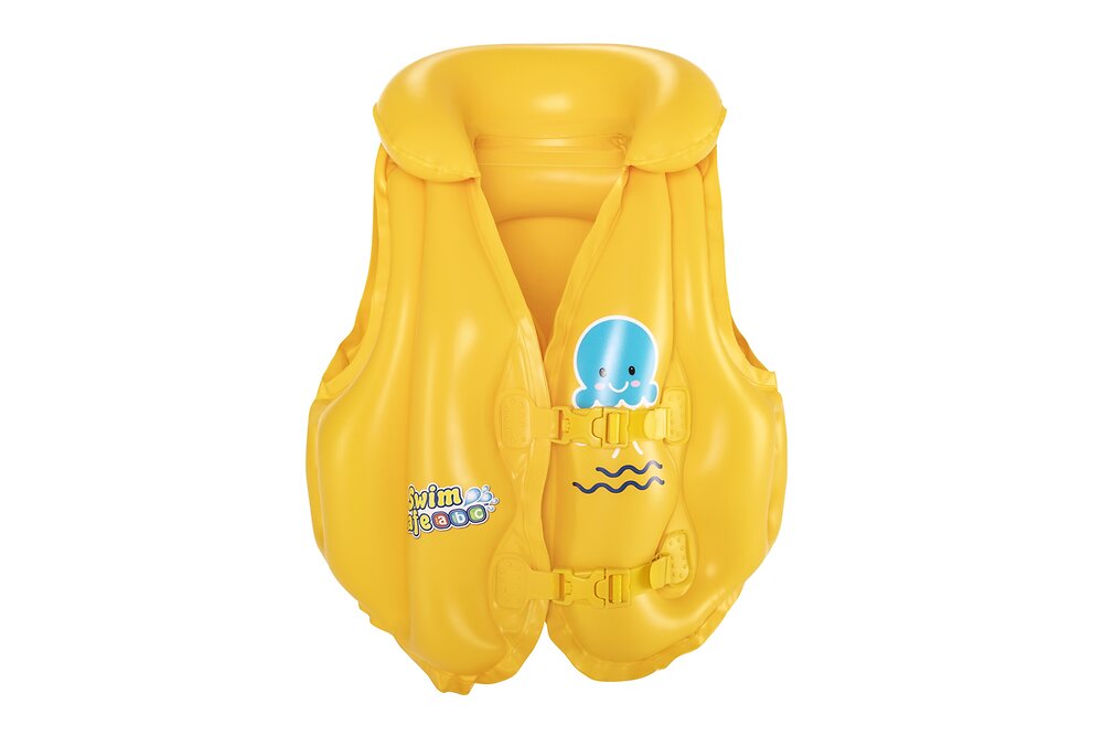 gilet de natation gonflable swim safe step b, 51x46cm, 3-6a, 18-30 kg