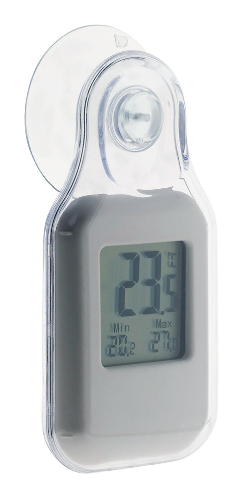 Thermomètre hygromètre digital intérieur noir - Otio