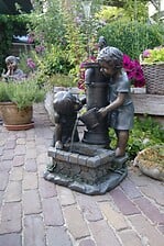 UBBINK Kit fontaine rustique de jardin ou d'intérieur Atlanta