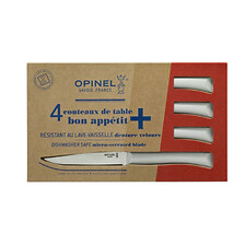 Bon Appêtit + Coffret De 4 Couteaux De Table Opinel Nuage