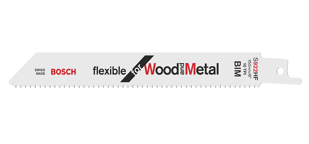 BOSCH - Lames de scie sabre, Flexible for Wood and Metal - large