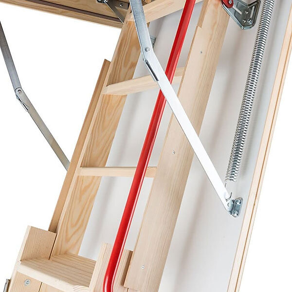 Matisere - Escalier escamotable bois - Ouverture du plafond de 70 x 130cm - LDK70130/305 - large