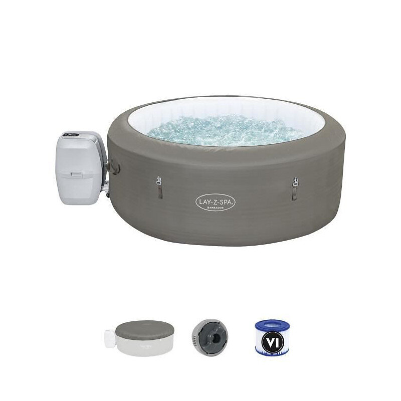 Bestway Spa Gonflable Layzspa Barbados 2/4 Places 180 X 66 Cm