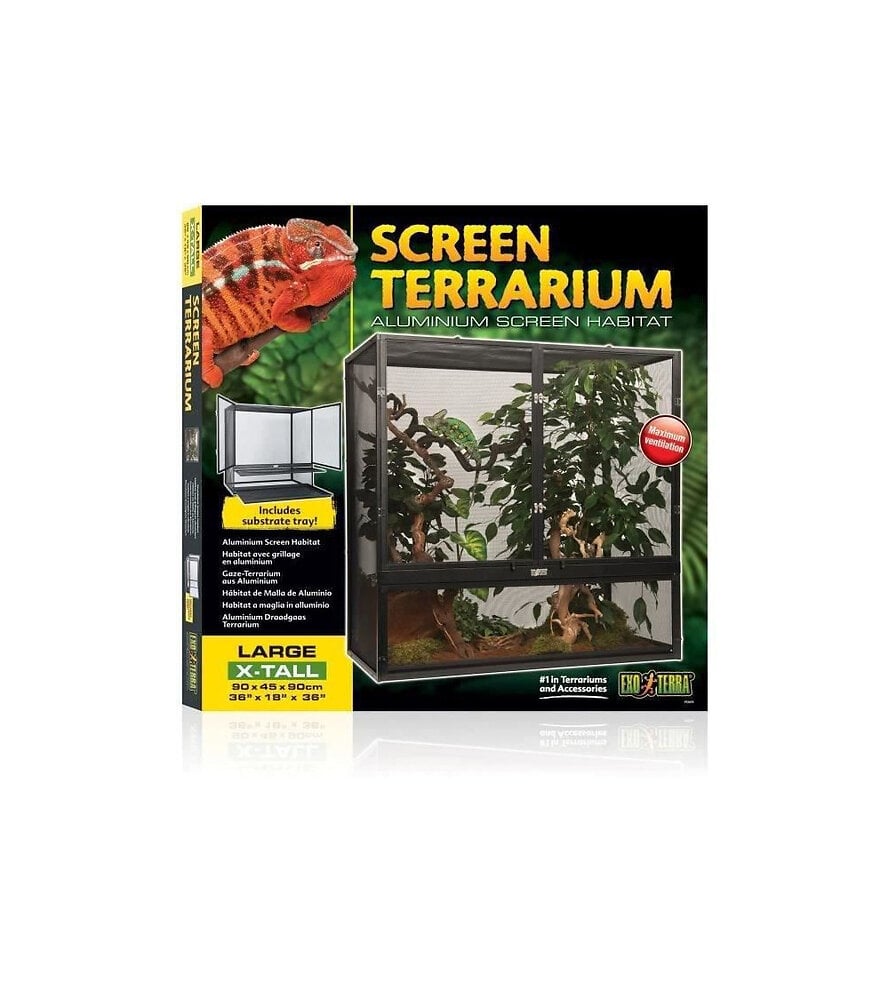EXO TERRA Terrarium grillagé 90x45x90 cm Bricorama