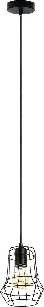 SPOTLIGHT - Suspension Noire Outline, 1x E27-max.60w, Ip20, 230v, Classe I - large