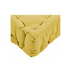 COTTONWOOD - COTTON WOOD Coussin de palette 100 % Coton uni - 60x120x10 cm - Jaune pastel - vignette
