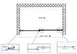 LANERI - Porte De Douche De 8 Mm Pour Installation En Niche H.190 Avec Ouverture Coulissante Et Rèversible – 150 Cm - vignette