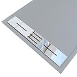 STANO - Receveur de douche 90 x 150 cm extra plat LUCIA en SoliCast® surface ardoisée gris - vignette