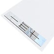 STANO - Receveur de douche 80 x 100 cm extra plat LUCIA en SoliCast® surface ardoisée blanc - vignette