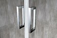 LANERI - Douche De 6 Mm Avec Deux Parois Fixes Et Une Overture Coulissante H.190 (receveur De Douche Non Inclu) – 67,5-70 Fixes X 138-143 Overture Centrale - vignette
