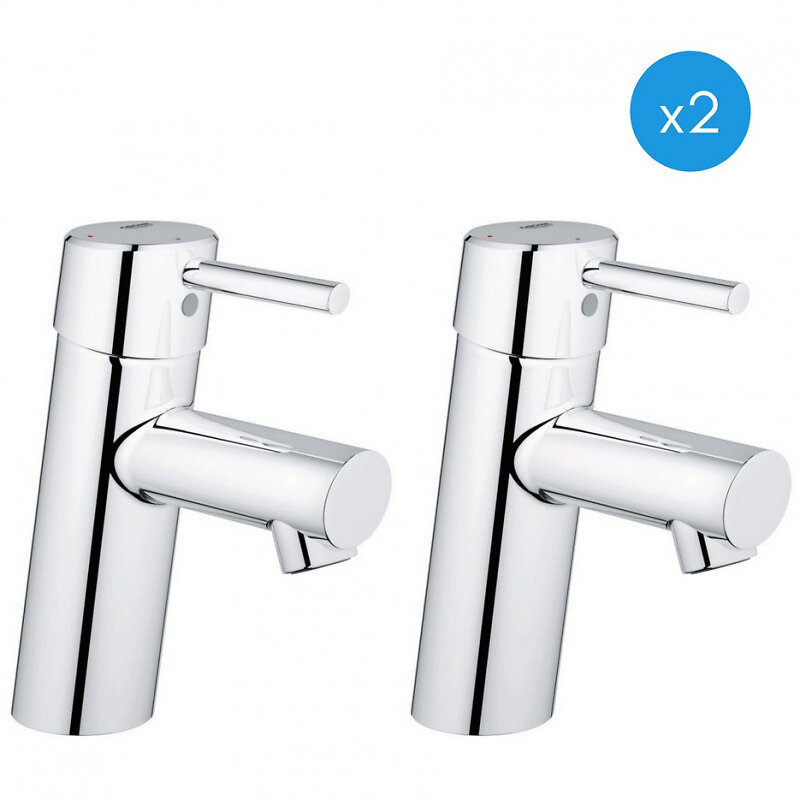 GROHE - Grohe Concetto Mitigeur monocommande 1/2" Lavabo Taille S (2338510E-DUO) - large