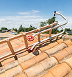 HAILO - Echelle plate de toit en bois pour couvreur avec crochet de toit 5m Hailo Safety Roof - vignette