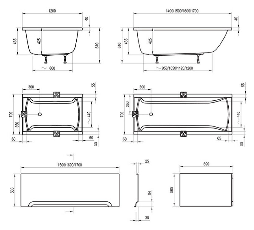 4-teiliges Tapezier-Set - Spachtel, Bürsten & Nahtroller Für Malerarbeiten