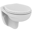 ALCA - Pack WC Bâti-support autoportant + WC Porcher sans bride + Abattant Astor + Plaque blanche (AlcaPorcher-M270) - vignette