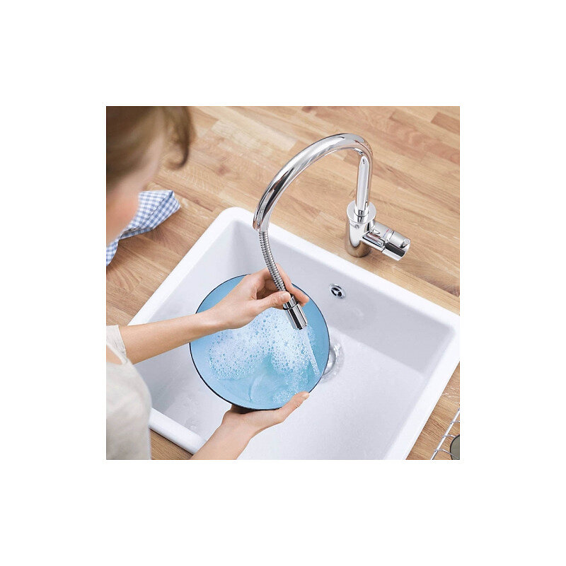 GROHE - Grohe Minta  Mitigeur évier mousseur extractible (32918000) - large