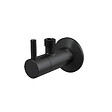ALCA - Alca Robinet d’équerre avec filtre 1/2"×3/8", Noir-Mat (ARV001-BLACK) - vignette