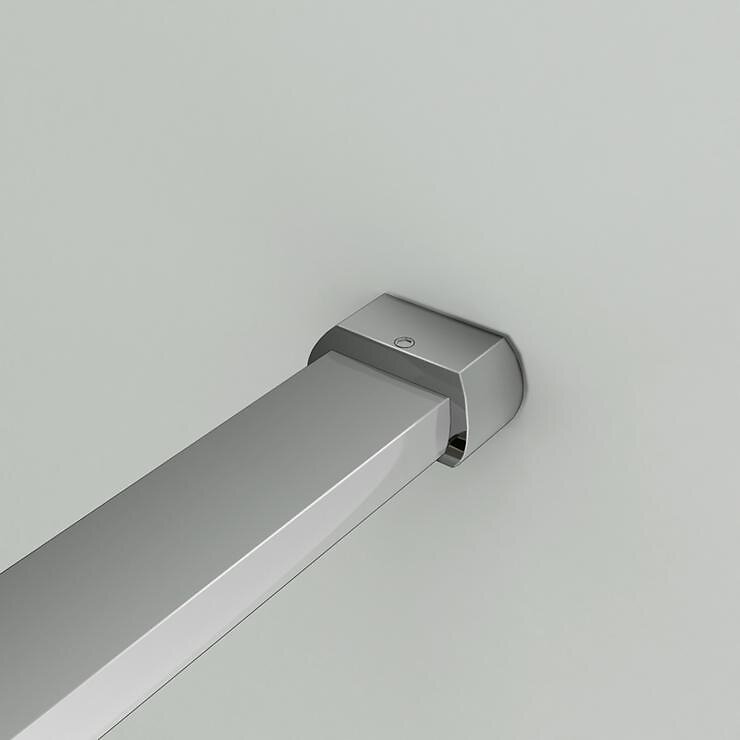 AICA SANITAIRE - AICA barre de fixation 90cm, barre de stabilisation avec la finition chromée pour douche à l'italienne - large