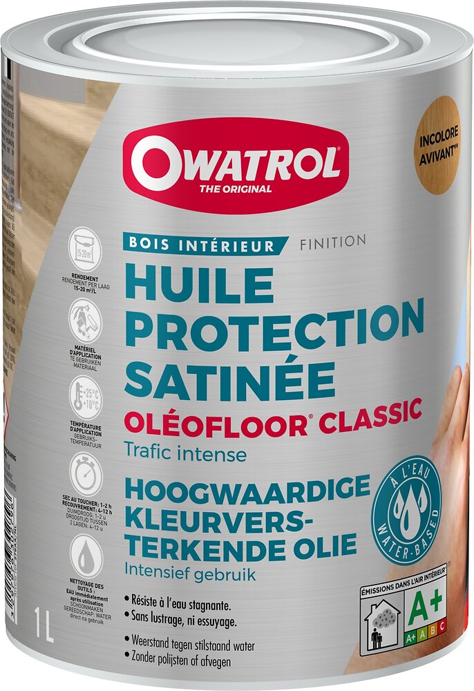 OWATROL - Huile protection satinée Owatrol OLEOFLOOR CLASSIC  20 litres - large