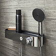 HANSGROHE - Hansgrohe ShowerTablet Select Mitigeur Thermostatique douche 400 avec tablette, Noir mat (24360670) - vignette