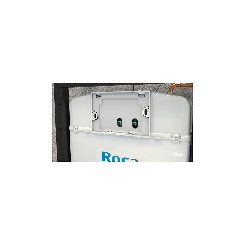 ROCA - Roca Pack Bâti-support ROCA ACTIVE + WC suspendu SM10 + abattant softclose + plaque de commande blanche (RocaActiveSM10-1) - large