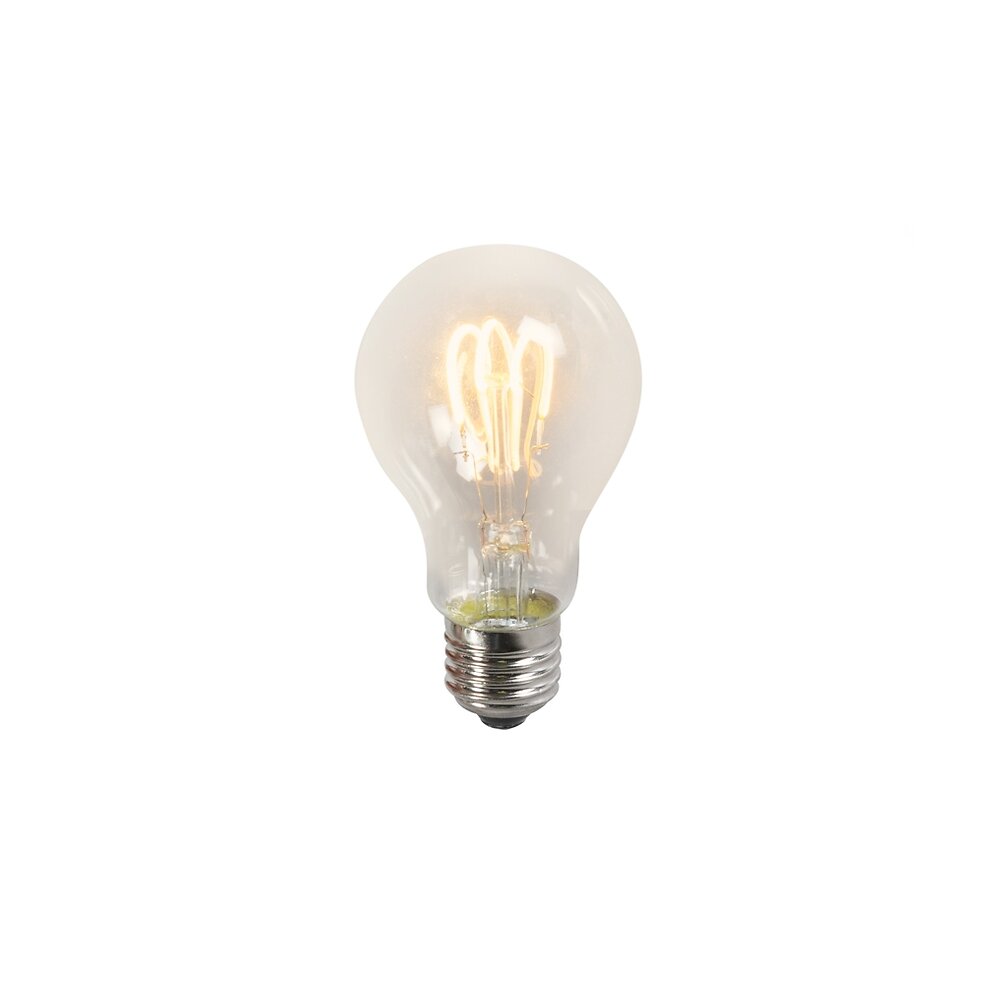 LUEDD - Ampoule LED à filament torsadé A60 3W 2200K clair - large