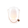 QAZQA - Lampe de table rechargeable 30 cm IP44 blanche - Storm Small - vignette