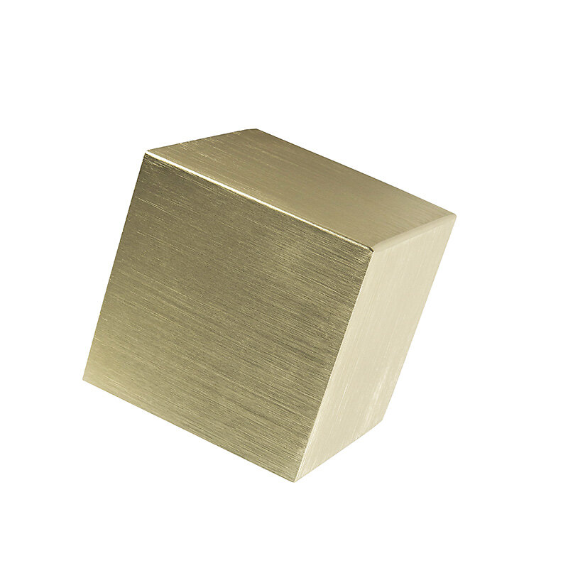 applique moderne or - cube