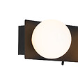 QAZQA - Applique moderne noir 28 cm IP44 2 lumières - CEDERIC - vignette