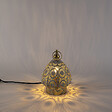 QAZQA - Lampe de table orientale doré 19 cm - Mowgli - vignette