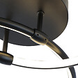 QAZQA - Plafonnier design noir avec LED dimmable en 3 étapes - Joaniqa - vignette