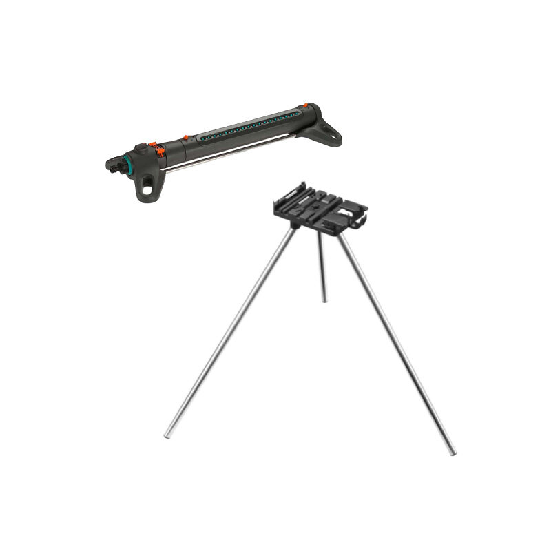 Pack Gardena Arroseur Oscillant Aquazoom L Trepied D Arroseur Bricomarche